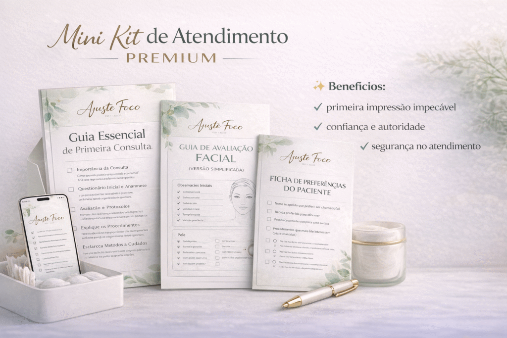 kit de atendimento premium em estética